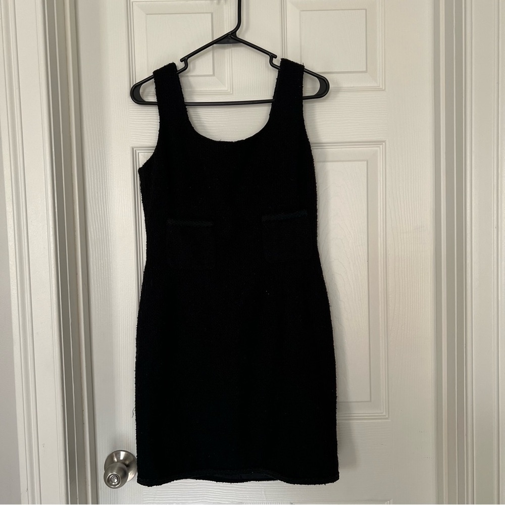 Ann Taylor Elegant Black Mini Dress
